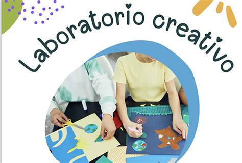 Laboratorio creativo per bambini e genitori in un centro multifunzionale