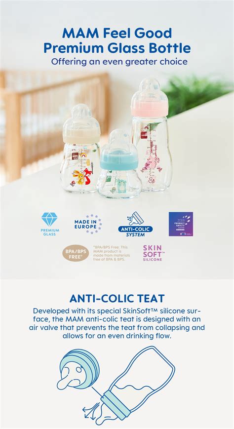 MAM Feel Good Elements Glass bottle and components