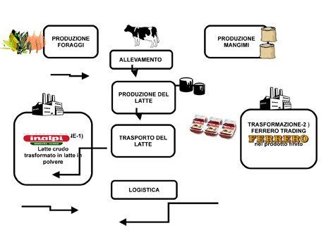 Processo di produzione del latte in polvere