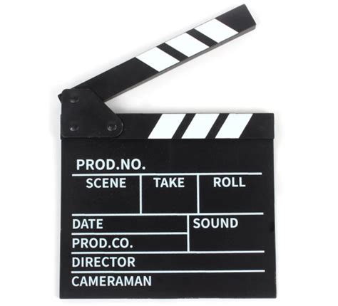 ciak cinematografico su set