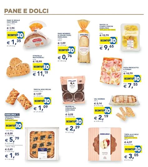 Volantino Esselunga con prodotti per l'infanzia