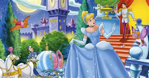 Illustrazione di Cenerentola con i topolini