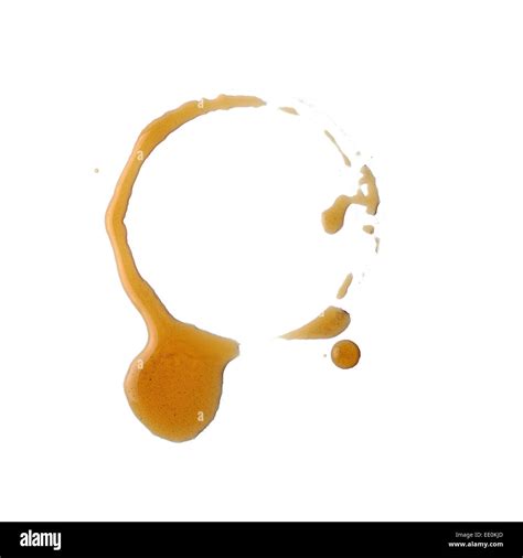 macchia di caffè su un tessuto bianco