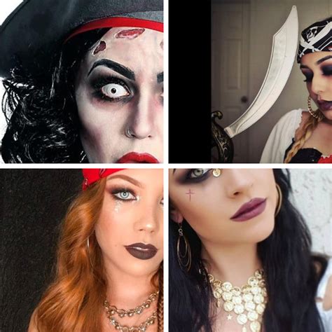 Piratessa con trucco marcato