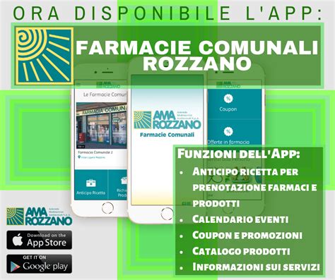 Schermata di un'app per farmacie con offerte
