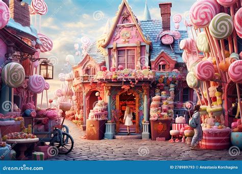 Illustrazione di un'interfaccia di e-commerce di caramelle