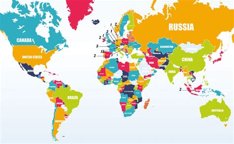 Mappa del mondo che indica la diffusione del marchio K-Way