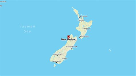 mappa della distribuzione geografica dei kiwi in Nuova Zelanda