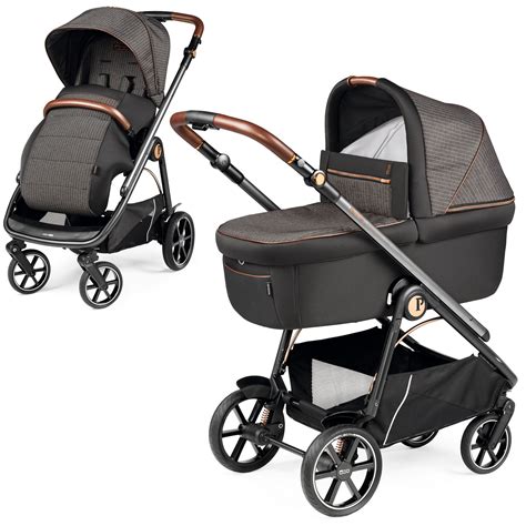 Peg Perego Veloce Sand collection fabric detail