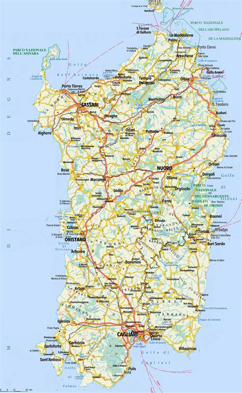 Mappa della Sardegna con evidenziato il comune di Alghero