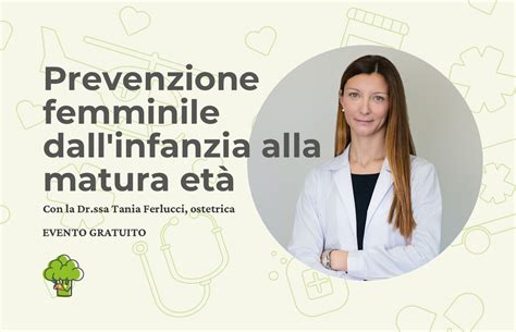 Diagramma della prevenzione femminile per età
