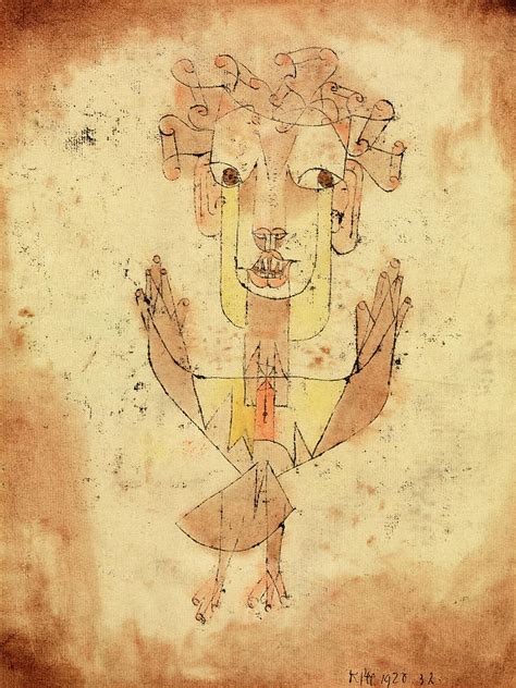 Paul Klee, Angelus Novus (rappresentazione ideale)