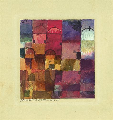 Paul Klee, Cupole rosse e bianche, 1914