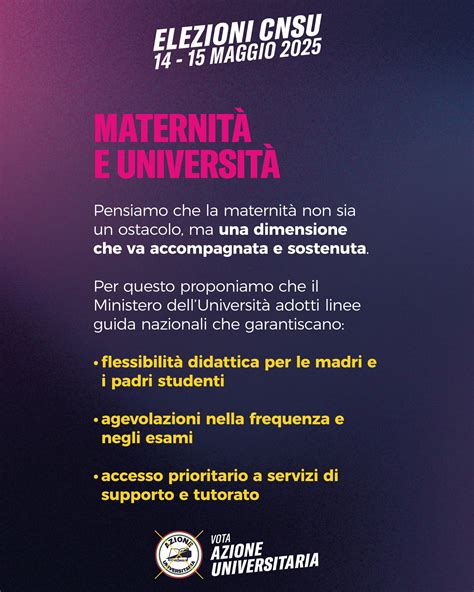 infografica sulle opzioni disponibili per le studentesse madri (part-time, e-learning, borse di studio)