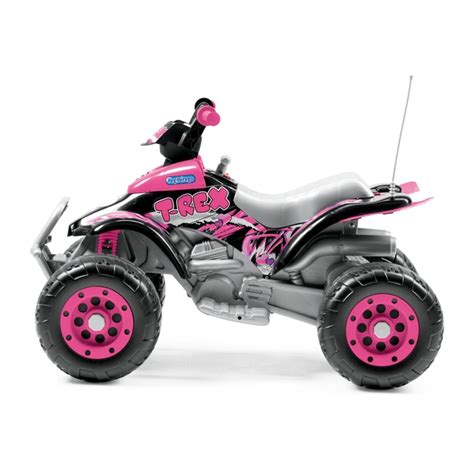 Quad Peg Perego Corral T-Rex in azione su sterrato