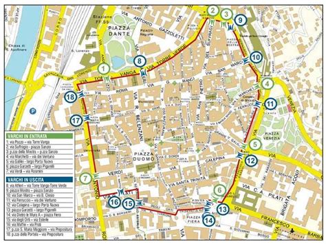 Mappa schematica dell'area di Trento Nord con i punti di interesse commerciali per l'infanzia