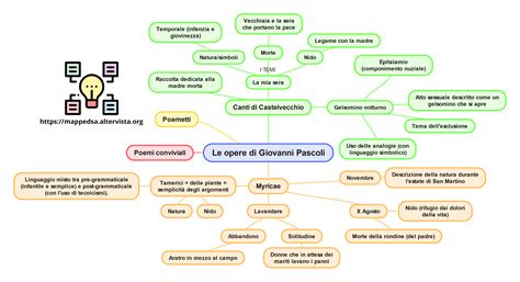 mappa concettuale del percorso scolastico dalla scuola elementare alla maturità
