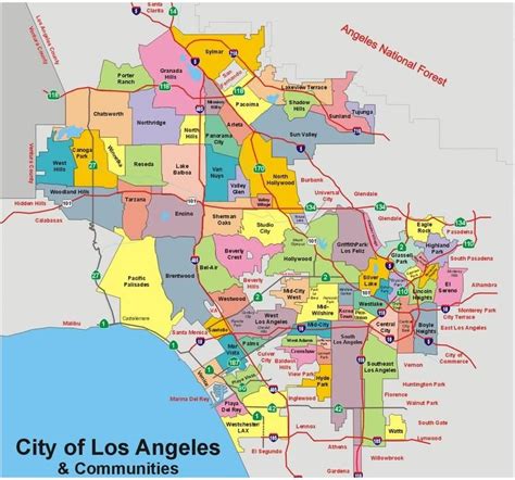 Mappa di Beverly Hills con un'indicazione di una clinica