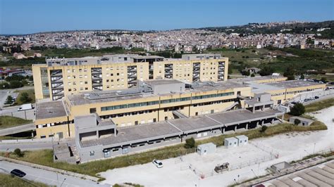 Veduta aerea del complesso ospedaliero San Pio di Benevento