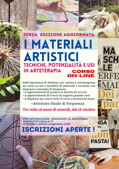 Assortimento di materiali artistici