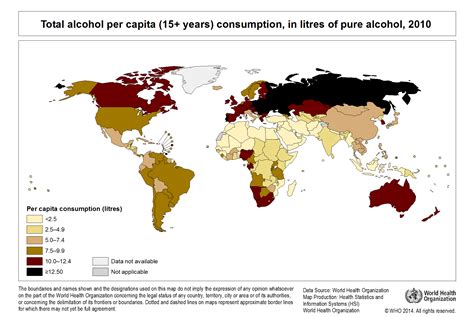 World map with alcohol consumption in pregnancy rates by country