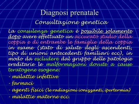 Importanza della consulenza genetica prenatale