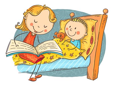 Genitore che legge una storia della buonanotte a un bambino