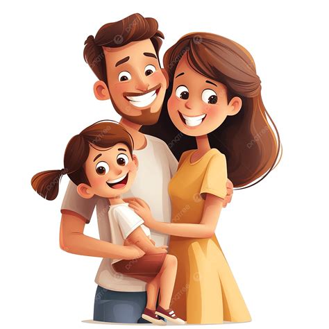 Illustrazione che rappresenta una famiglia con bambini che partecipano ad attività scolastiche e lavorative.