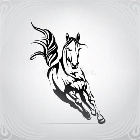 Immagine stilizzata di un cavallo e una donna che si tengono per mano