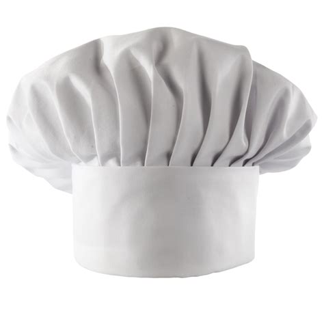 Dettaglio della lavorazione di un cappello da cuoco regolabile con arricciatura