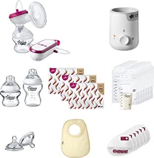 illustrazione che mostra un kit base per l'allattamento con biberon puliti e accessori