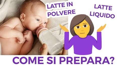 Tipi di latte artificiale e la loro preparazione