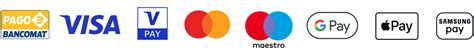 Loghi di sicurezza pagamento (Verified by Visa, Mastercard SecureCode, Paypal)