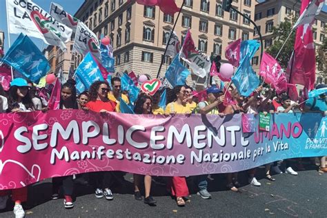 Manifestazione pro-vita a Roma