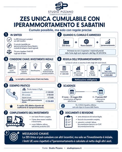 Infografica: confronto Nuova Sabatini, Iperammortamento e ZES Unica