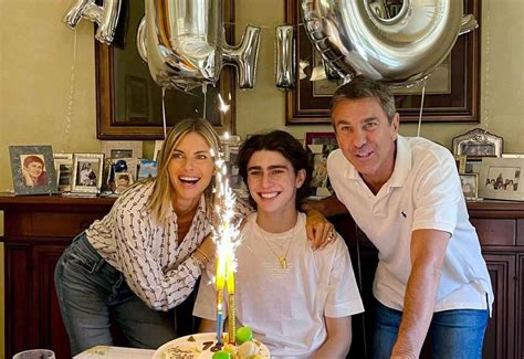 Martina Colombari e Billy Costacurta con il figlio Achille