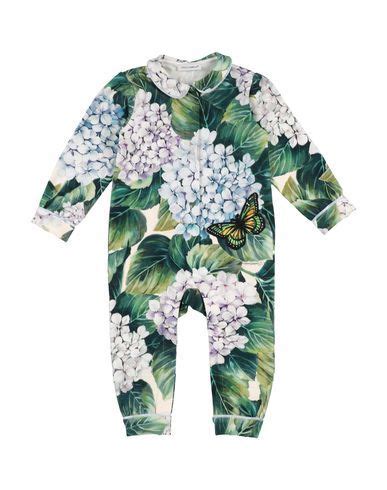 Tutina neonata Dolce&Gabbana con motivi mediterranei