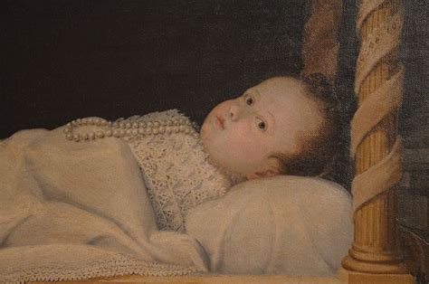 Ritratto di neonata nella culla di Lavinia Fontana