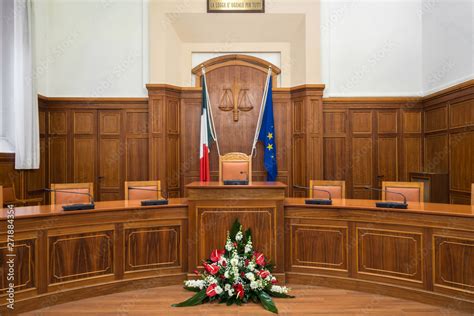 Aula di tribunale italiana