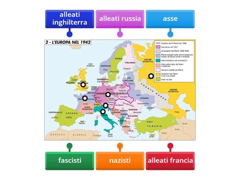 Mappa delle alleanze internazionali