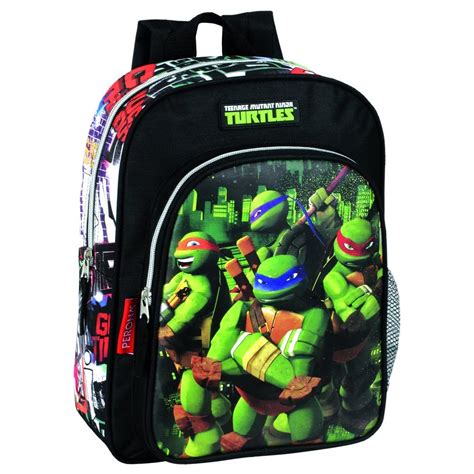Zaino a tema Tartarughe Ninja con diversi personaggi