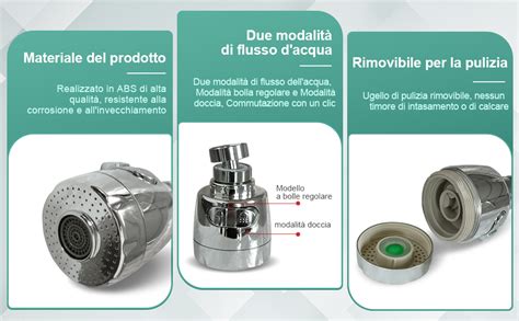 dettaglio di un rompigetto rubinetto con accumulo di calcare prima e dopo la pulizia