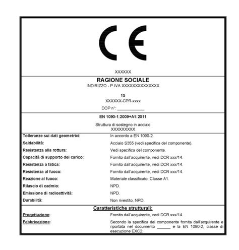 Etichetta di certificazione di sicurezza su una culla