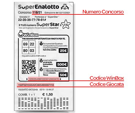 Codice alfanumerico lotto