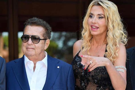 Valeria Marini con Vittorio Cecchi Gori