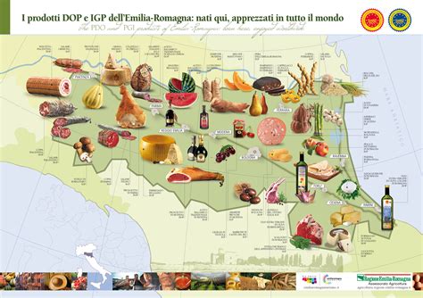 Mappa delle DOP italiane