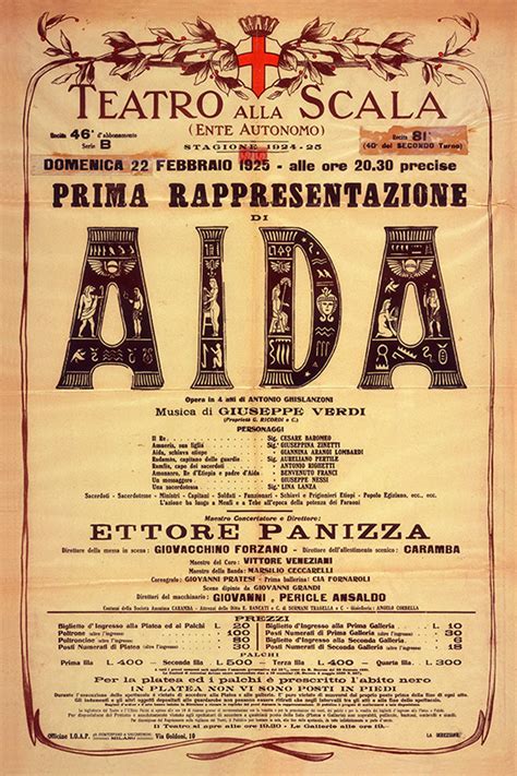 Locandina opera lirica