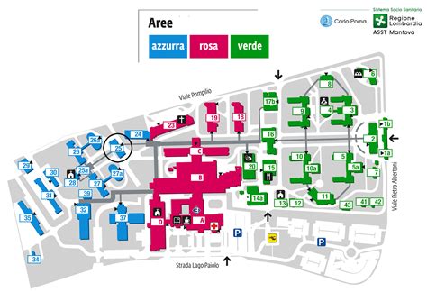 Facciata dell'Ospedale Carlo Poma di Mantova