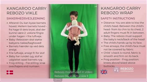 istruzioni legatura Kangaroo Carry