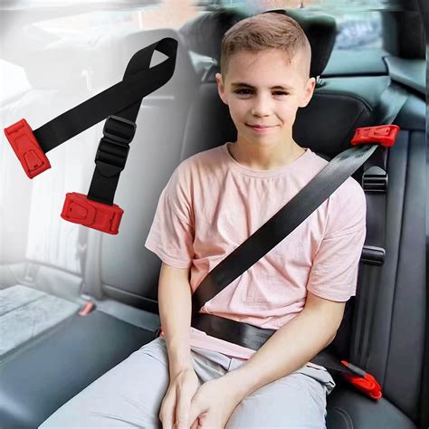 Hand pulling car seat belt to check for slack